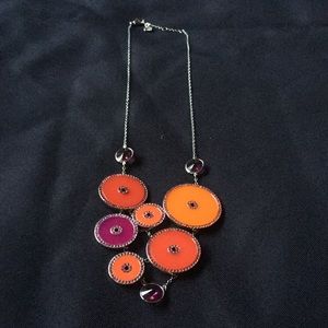 Multi colored Swarovski necklace